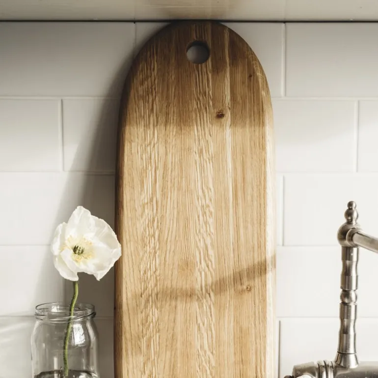 Serveringsbrett 21x55 cm eik