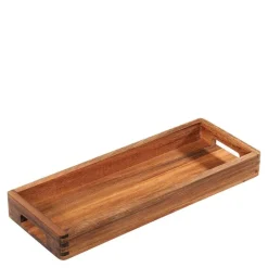 Serveringsbrikke i akasietre 40x15x4,5 cm