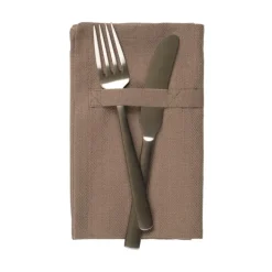 Serviett i bomull 35x40 cm 4 stk clay