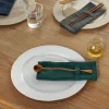 Serviett i bomull 20x20 cm 4 stk dark green