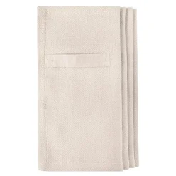 Serviett i bomull 20x20 cm 4 stk stone