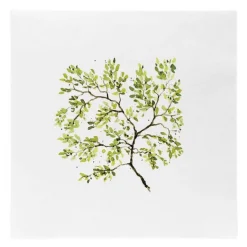 Serviett lunch Forest 33 cm hvit