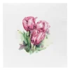Serviett lunch Tulipan 33 cm hvit