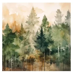 Serviett 33x33 cm 20 stk Evergreen Trees