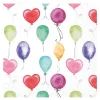 Serviett 33x33 cm 20 stk Flying Balloons