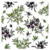 Serviett 33x33 cm 20 stk Olives All Over