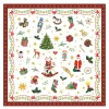 Serviett 33x33 cm 20 stk Ornaments All Over