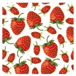 Serviett 33x33 cm 20 stk Strawberries
