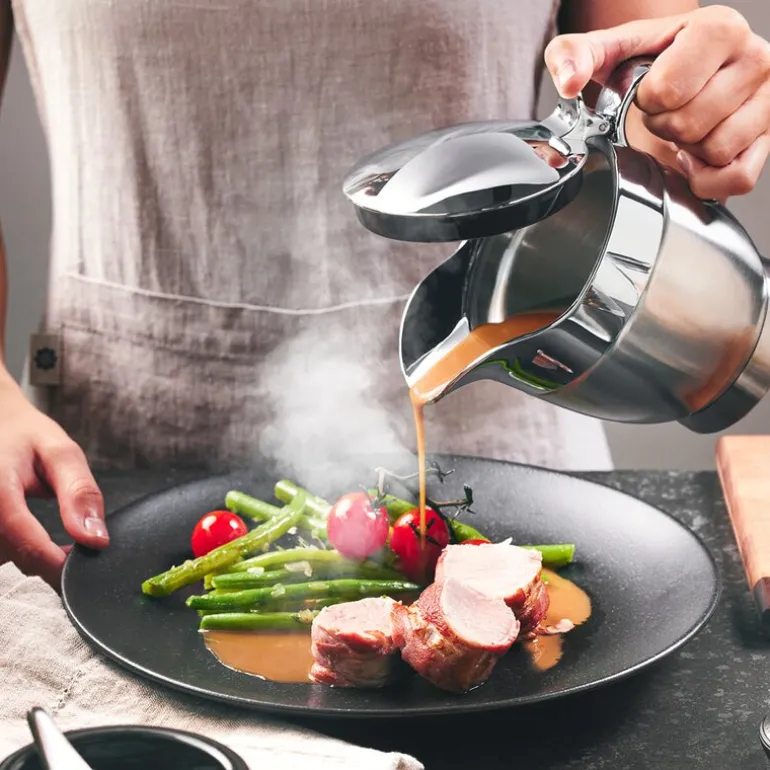 Serviro sauskanne 400 ml stål