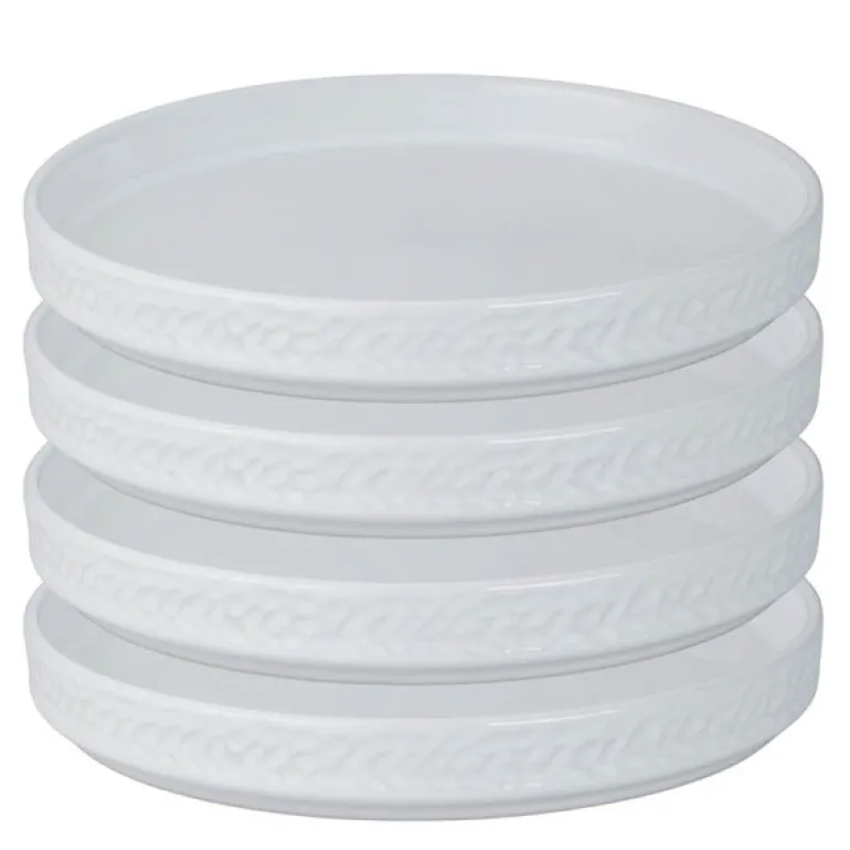 Servisen C tallerken 17,2 cm 4 stk hvit
