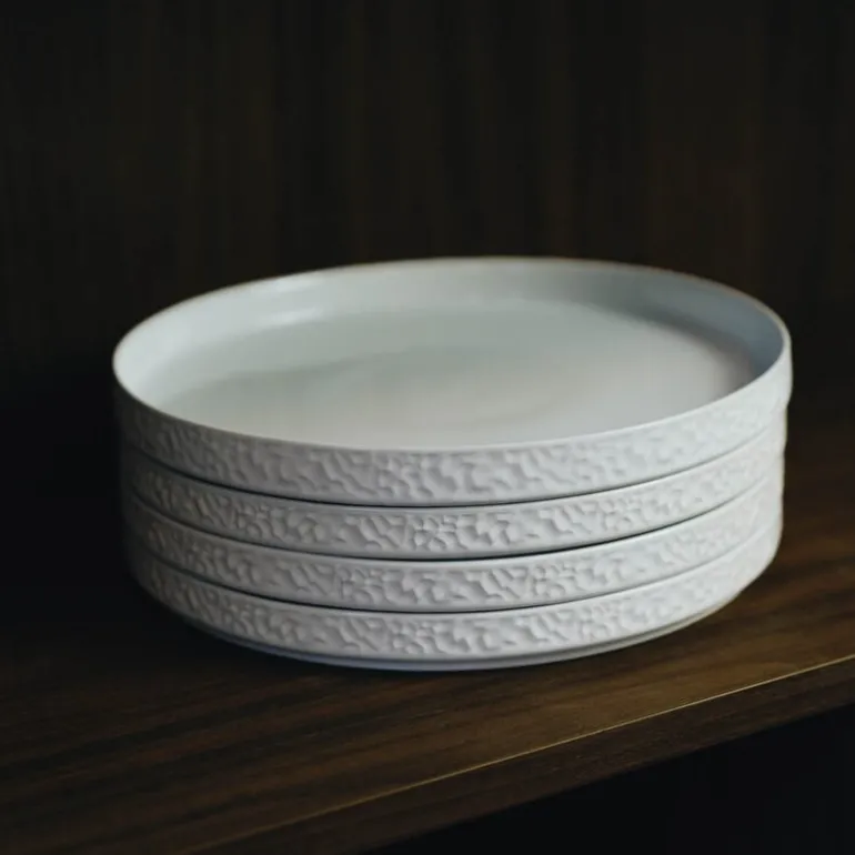 Servisen C tallerken 25x25 cm 4 stk hvit