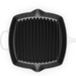 Signature grillpanne i støpejern kvadratisk 26 cm white