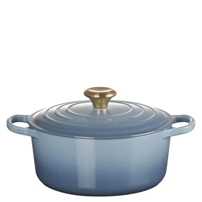 Signature rund gryte 4,2L chambray/gull