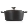 Signature støpejernsgryte rund 24 cm 4,2L matte black