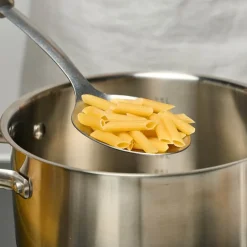 Signerat serveringsskje 33 cm natur/børstet stål