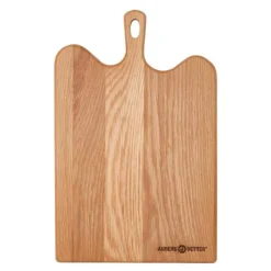 Signerat skjærebrett 46x33 cm eik