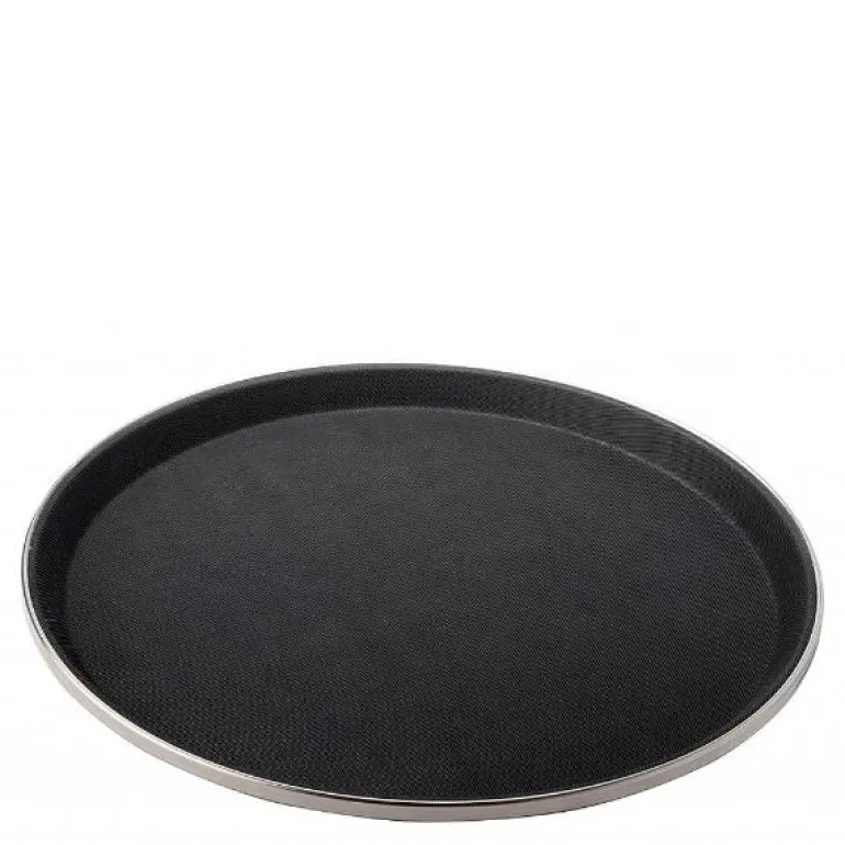 Sigrid serveringsbrett antiskli 35,5 cm svart