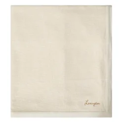Sildemønstret sengeteppe bomull 260x240 cm lys beige