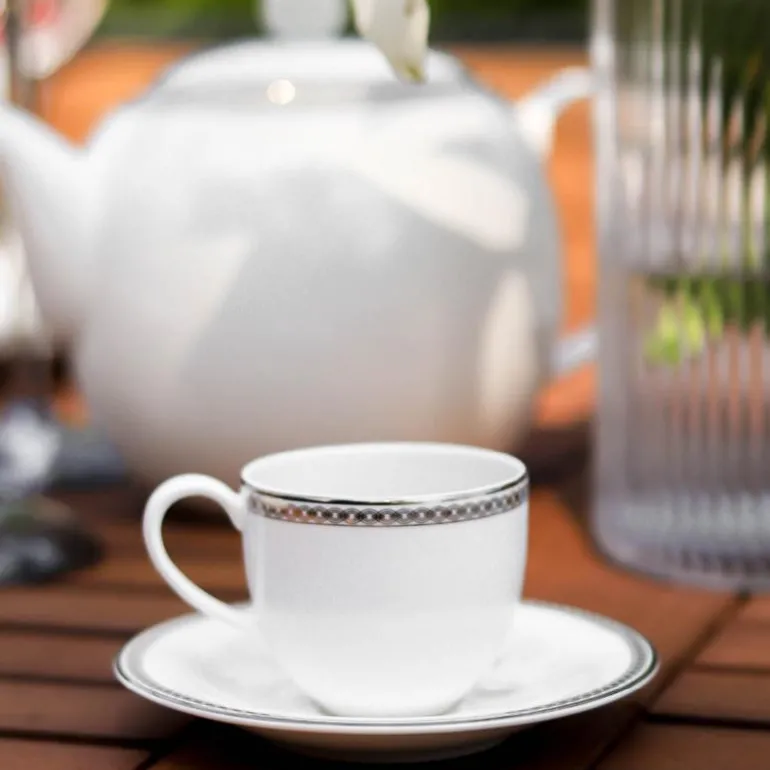 Silver Paisley skål til espresso