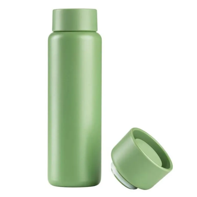 Singles termokopp med to lokk 65 cl eple