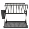 SinkSide sammenleggbart oppvaskstativ 31,5x33x37 cm svart