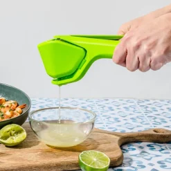 Sitruspresse lime sammenleggbar 23 cm grønn