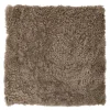 Sitteunderlag new zealand kort ull 40x40 cm sahara
