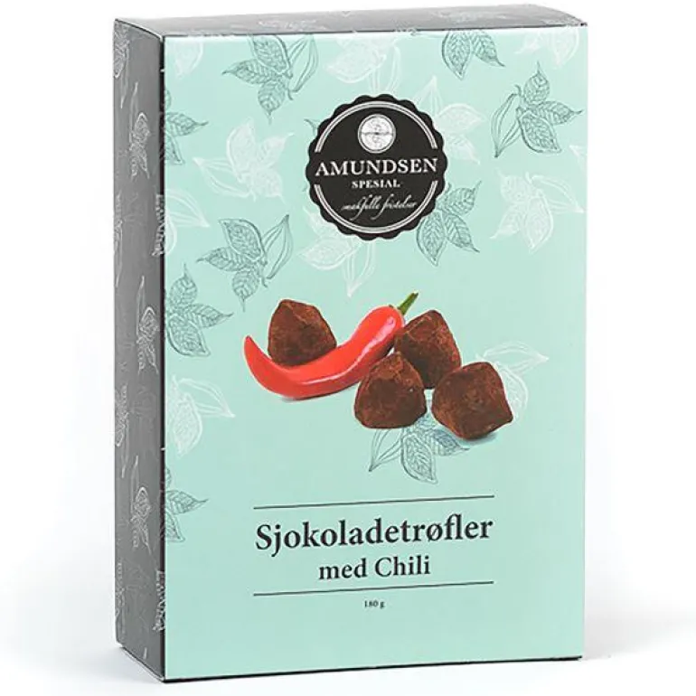 Sjokoladetrøfler m/chilli