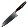 Skarp santokukniv 17,8 cm stål/tre