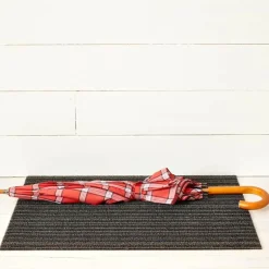 Skinny Stripe dørmatte 46x71 cm steel