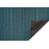 Skinny Stripe dørmatte 46x71 cm turquoise