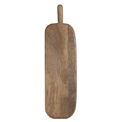 Skjærebrett mangotre 50x14 cm rustic brown