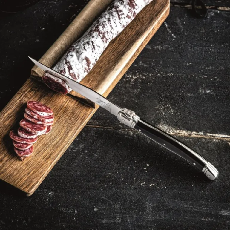 Skjærebrett med kniv for pølse