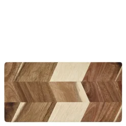 Skjærefjøl i tre 30x15 cm akasie