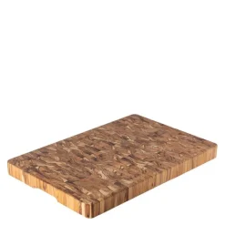 Skjærefjøl i tre 38x50 cm endeved teak