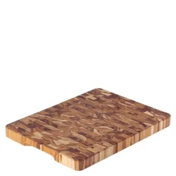 Skjærefjøl i tre 30x40 cm endeved teak