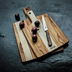 Skjærefjøl i tre 40x27 teak