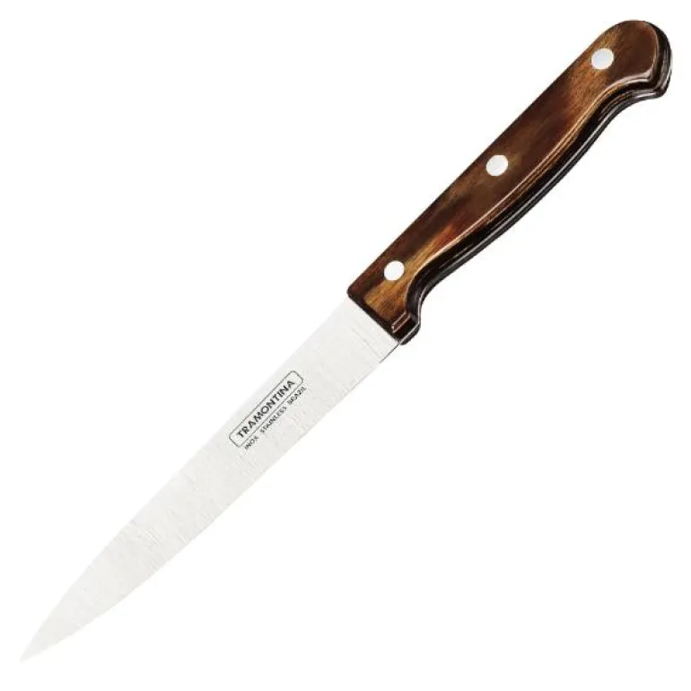 Slaktekniv 15 cm mørkebrun