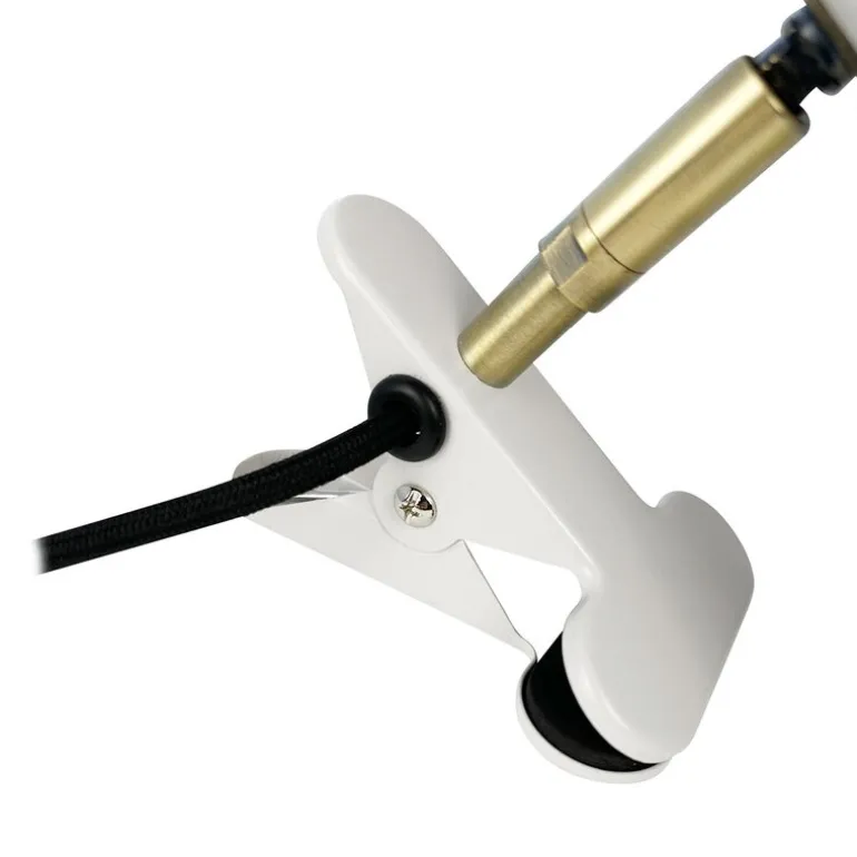 Sleep vegglampe med klemme 16 cm kit-white