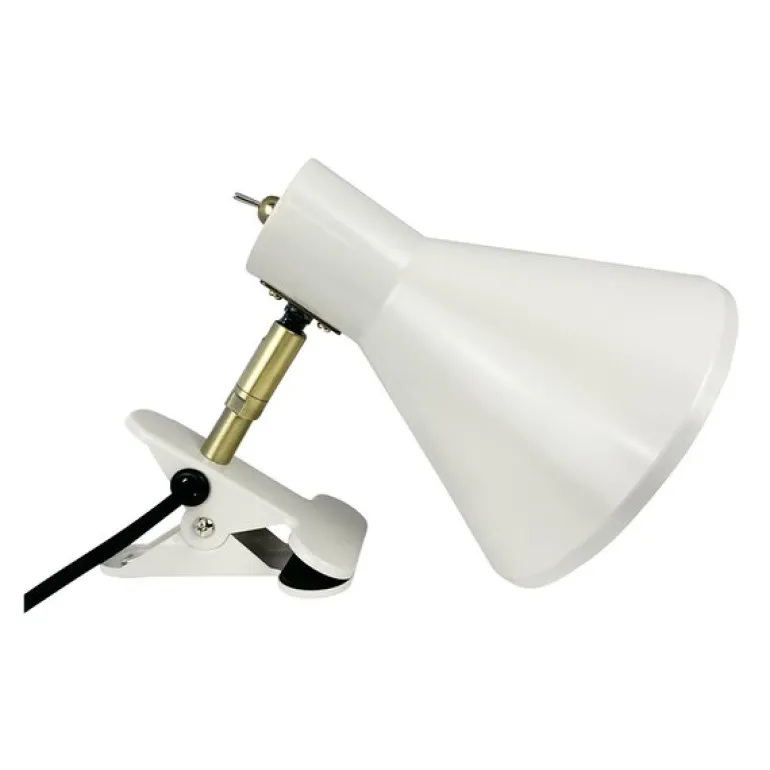 Sleep vegglampe med klemme 16 cm kit-white