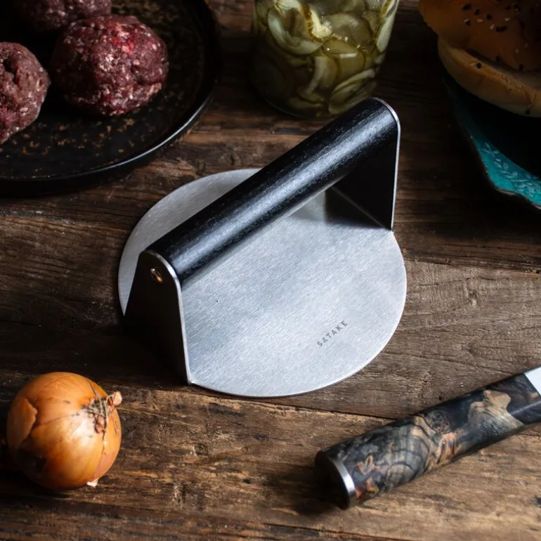 Smash burgersett 3 deler svart/rustfri