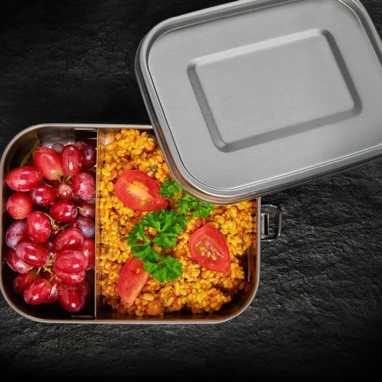 Snap matboks 0,8L rustfritt stål