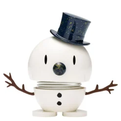 Snowman liten hvit/blå