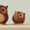 Sofia ugle trefigur 5 cm gummitre/sapele