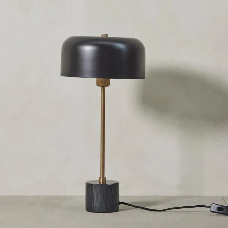 Sofillia bordlampe 53 cm svart/lys gull