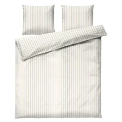 Soft sengesett 200x220 cm offwhite/karamell