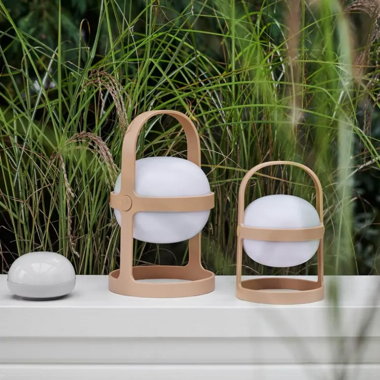 Soft Spot Solar solcellelampe circular 25 cm wheat