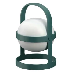 Soft Spot Solar solcellelampe circular 18,5 cm forest green