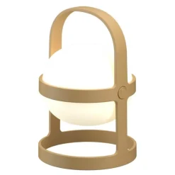 Soft Spot Solar solcellelampe circular 18,5 cm wheat