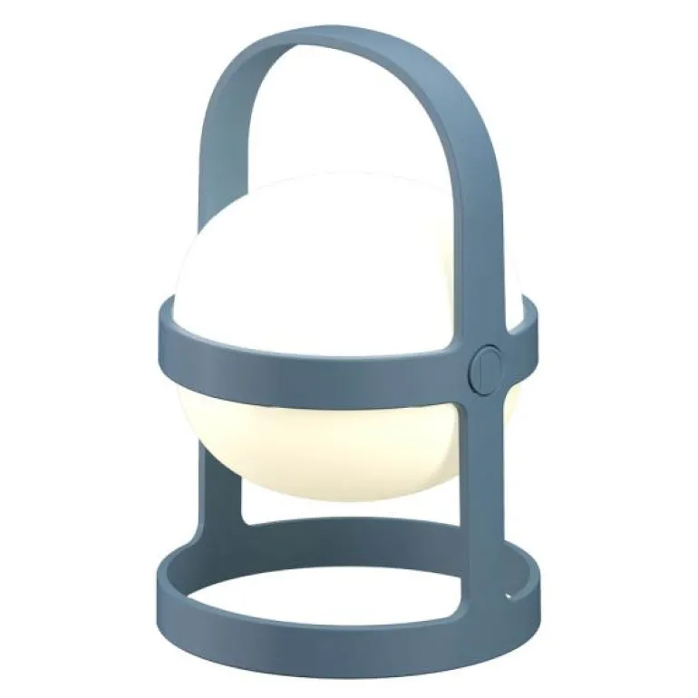Soft Spot Solar solcellelampe circular 25 cm sky blue